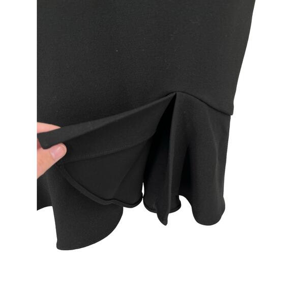 Betsey Johnson Dress scuba crepe sleeveless black size 2 - Picture 3 of 8